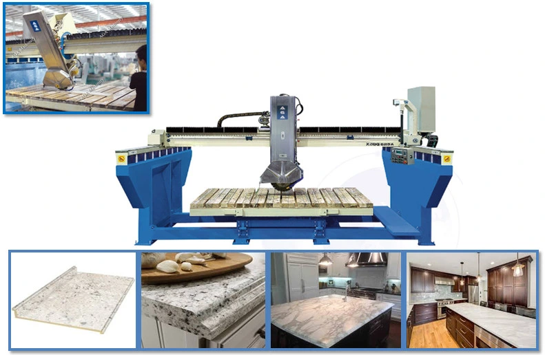 Premium CNC Machine Auto Granite Bridge Saw Cutting Countertops (XZQQ625A)