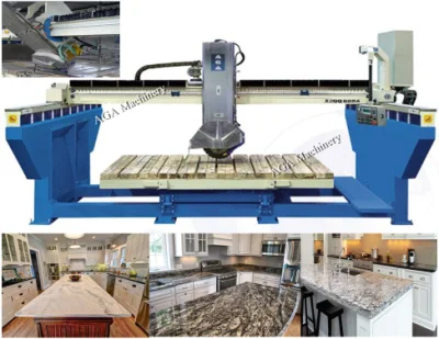Premium CNC-Maschine Automatische Brückensäge zum Schneiden von Granit-Quarz-Marmor-Arbeitsplatten (XZQQ625)
