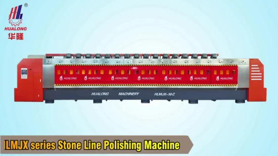 Stein-Marmor-Linien-Poliermaschine für Marmor-, Quantisierungs- oder andere Naturstein- oder Kunststeinplatten in einer Steinschneidemaschine