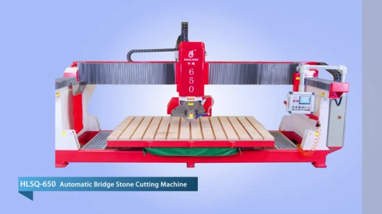 Hualong Factory liefert preisgünstige Brückensägen-Steinschneidemaschine mit Siemens, Schneider Electric und anderem hochwertigen Zubehör wie der Hiwin-Linearführung